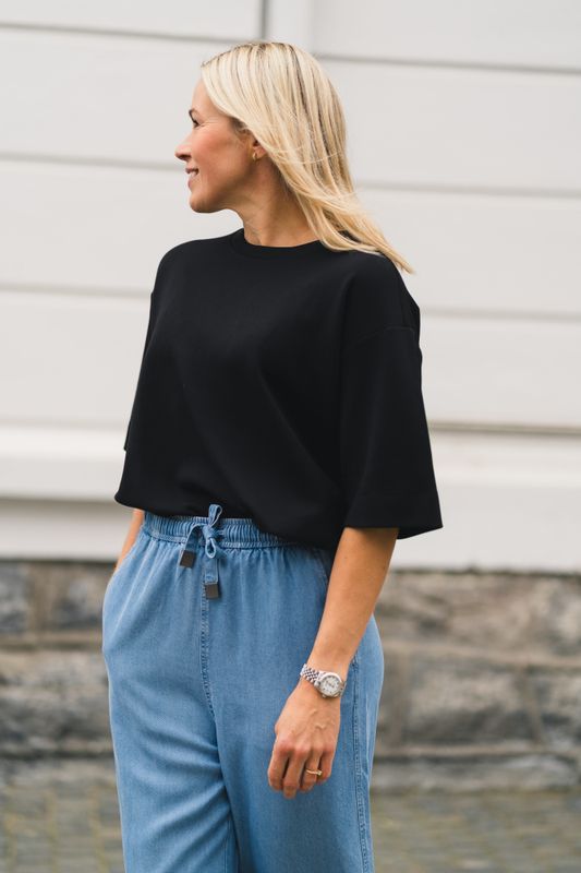 Pannie Oversize T-Shirt Black