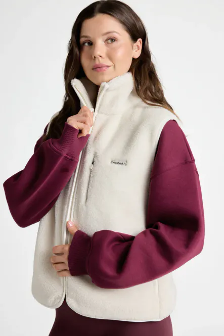 Hovedbilde W. Cloudfleece Vest Creme 