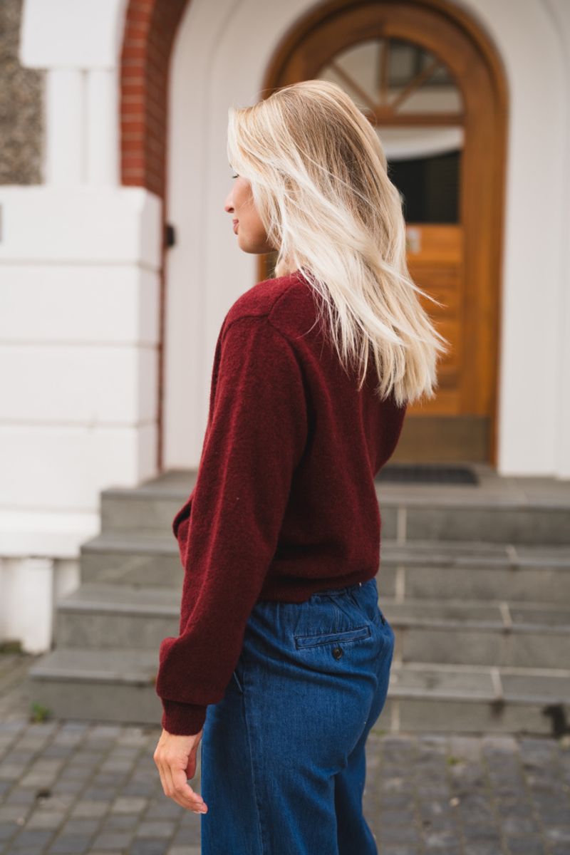 Ninell Cardigan Tawny Port 