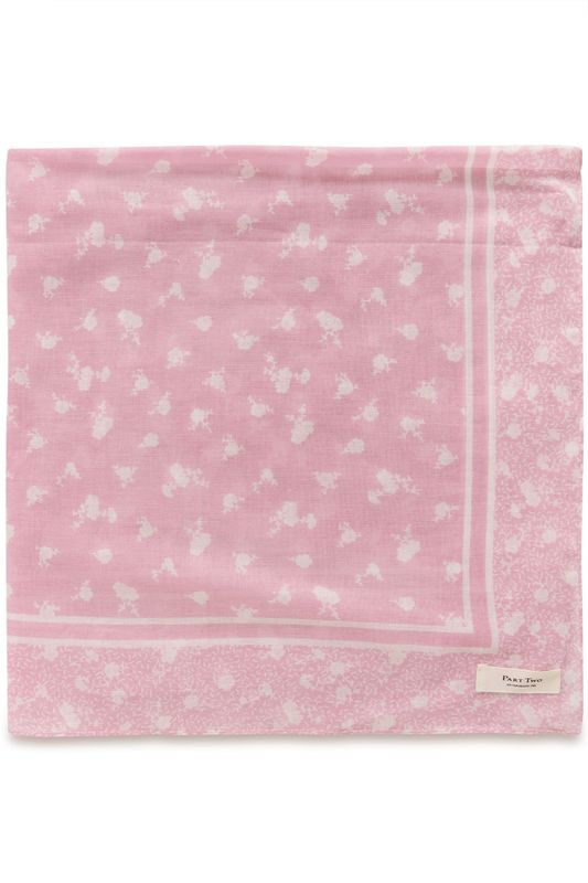 Phi Scarf Orchid Smoke Fragile Print