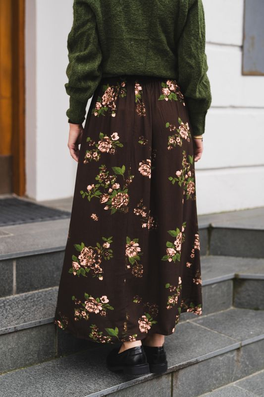 Irene HW Skirt Misty Rose Flower 