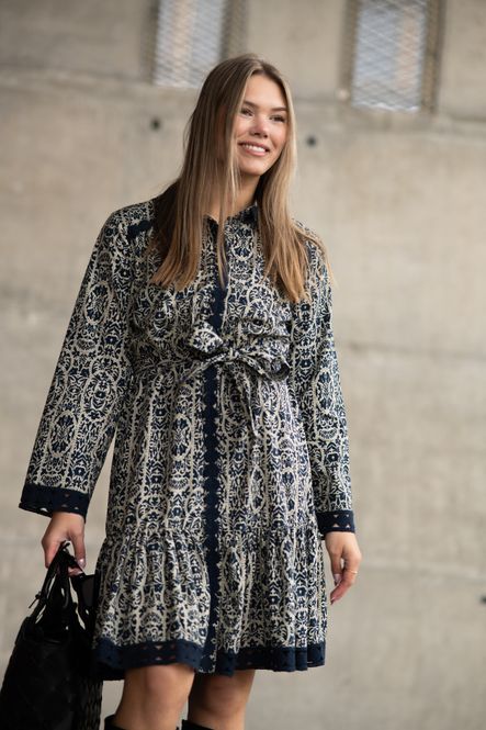 Hovedbilde Wally 7/8 Shirt Dress Safari Wally print