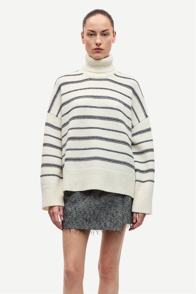 Hovedbilde Sakeiku Stripe Turtleneck 11250 Clear Cream ...