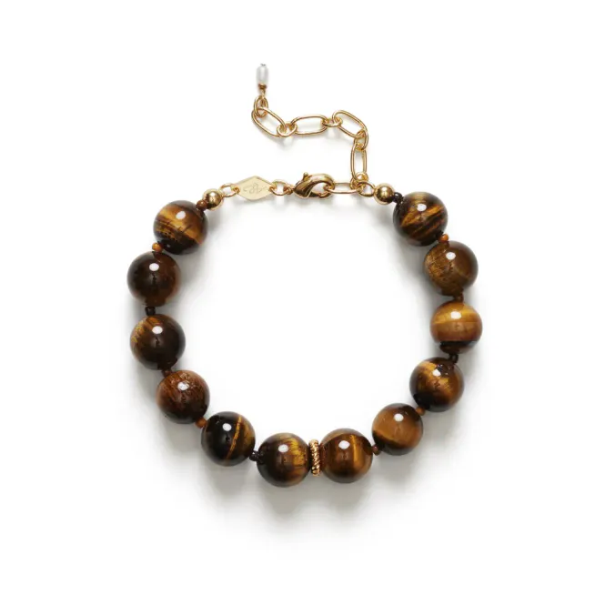 Hovedbilde Ball Bracelet Eye Of The Tiger Gold 