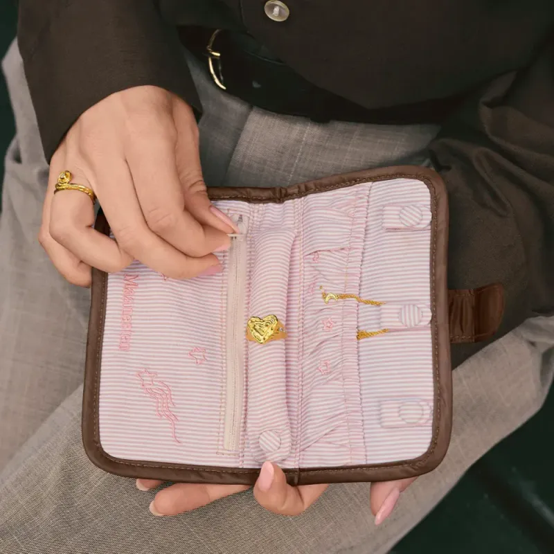 Jewelry Clutch Brown 