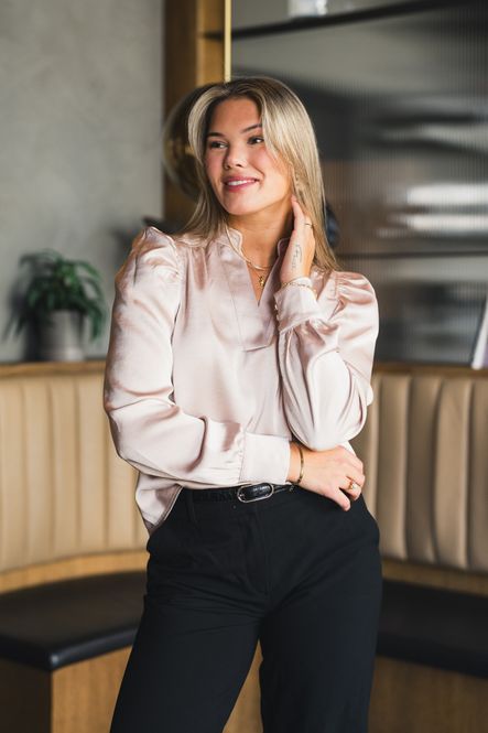 Hovedbilde Rosslyn Heavy Sateen Blouse Champagne 