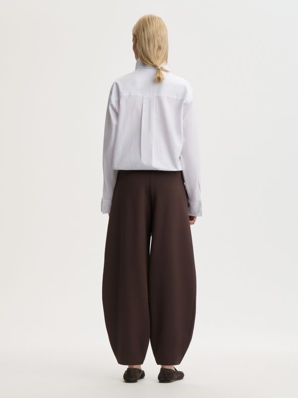 Carlien High Waist Trouser Warm Brown 