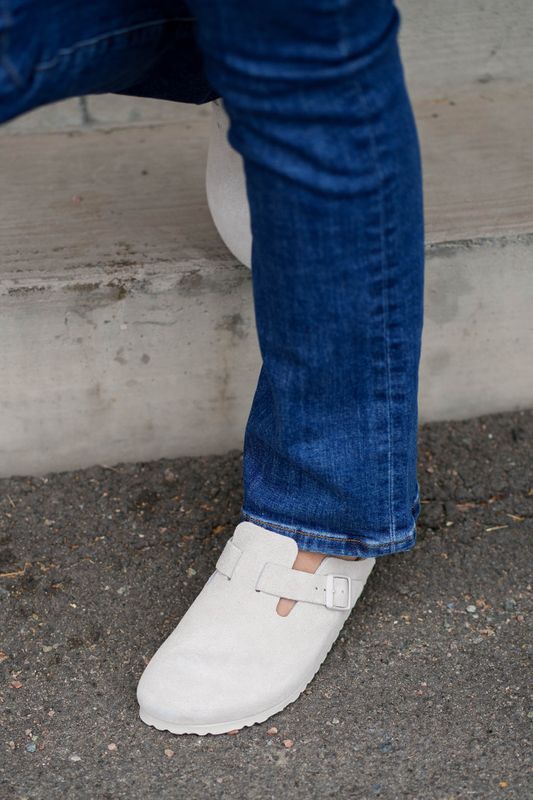 Boston BS Modern Suede Antique White 